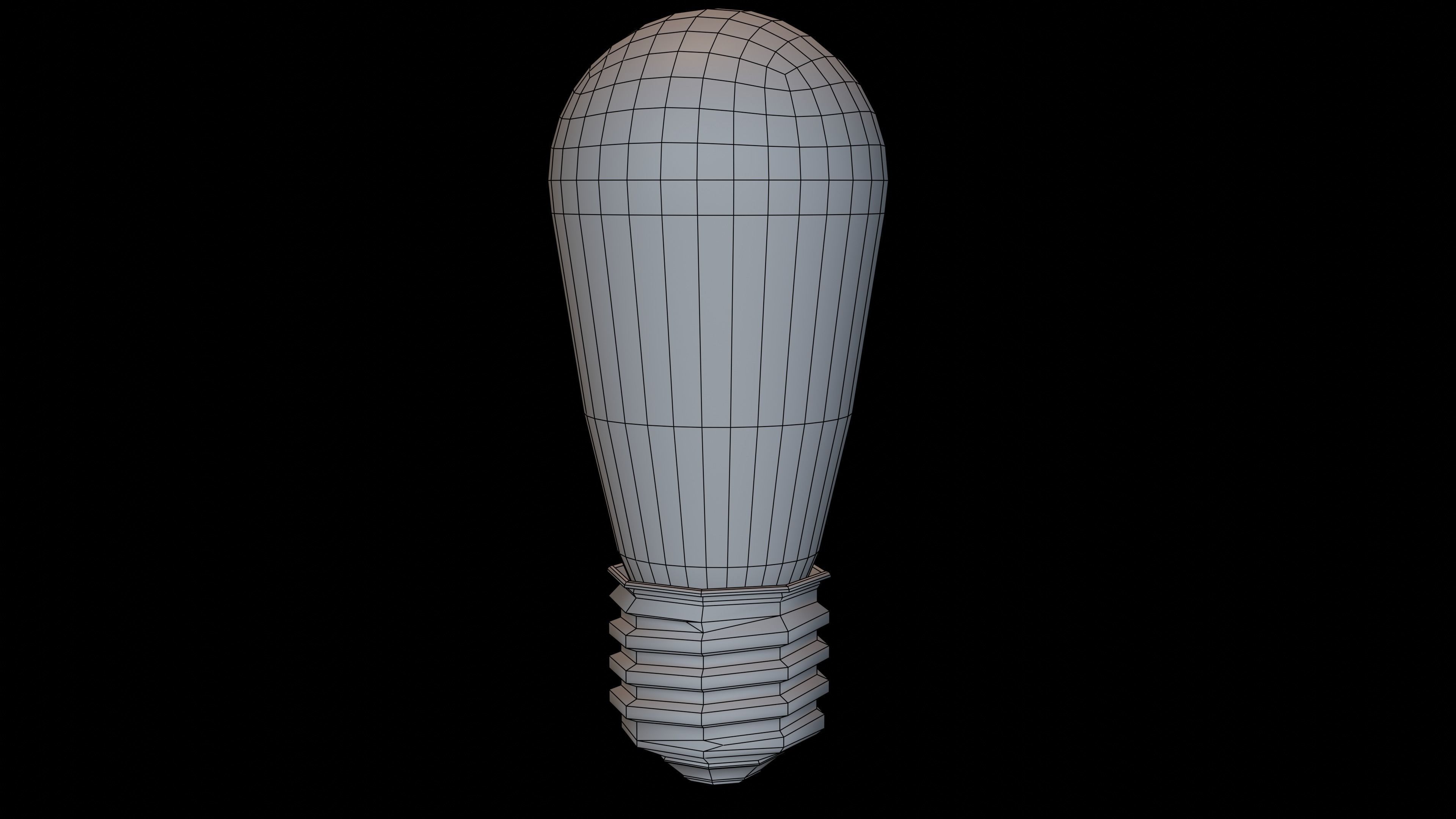 Light bulb vintage 1 3D model_11