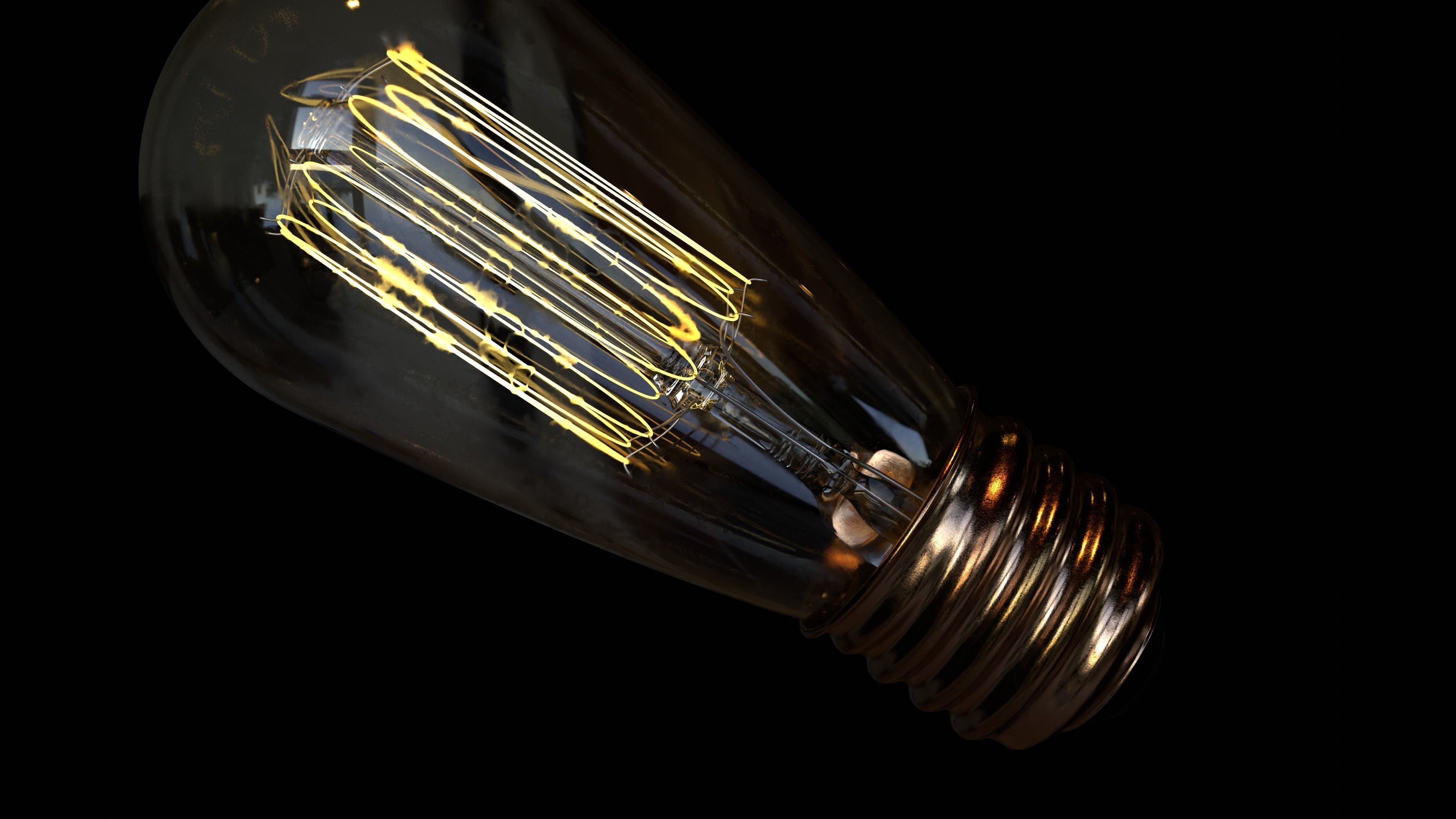 Light bulb vintage 1 3D model_19