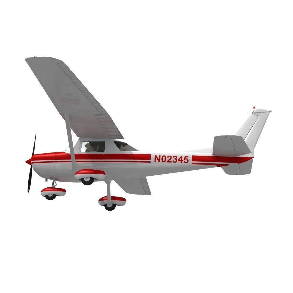 Cessna 150 3D model_3