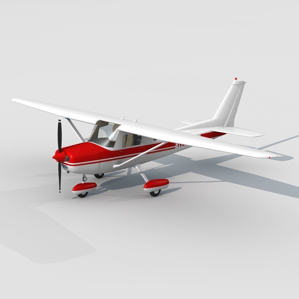 Cessna 150 3D model_1