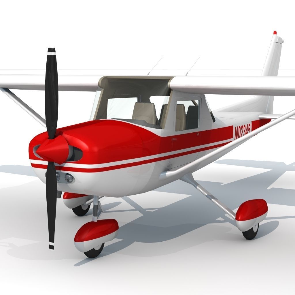 Cessna 150 3D model_8