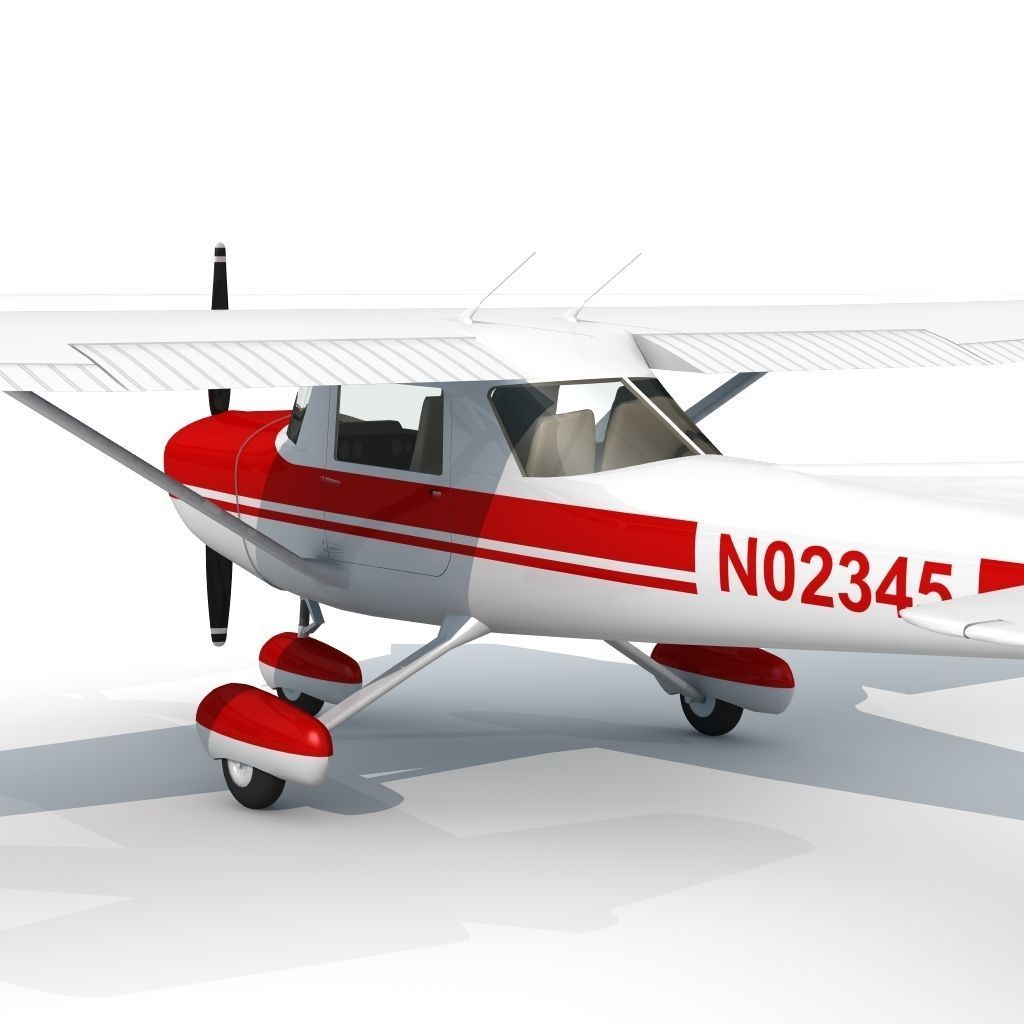 Cessna 150 3D model_7