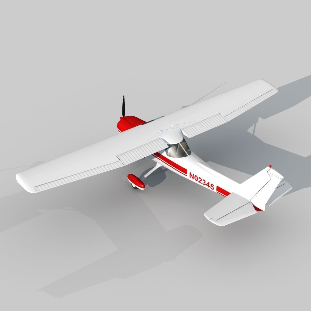 Cessna 150 3D model_4