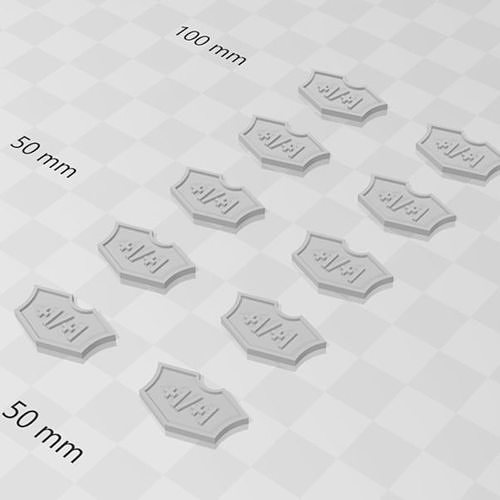 Plus one Counters STL  files  for Magic The Gathering  3D print model