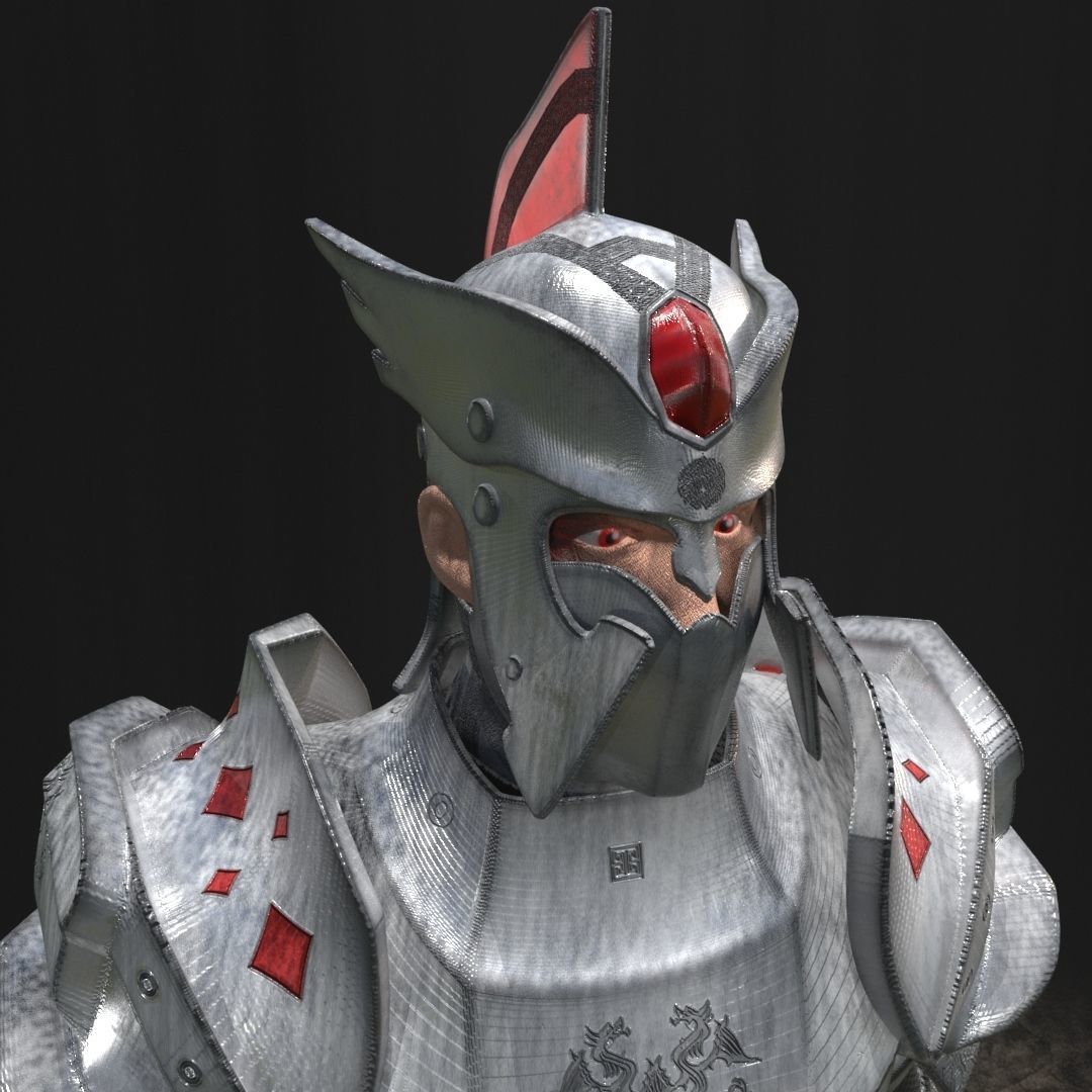 Warrior Armor 3D model_5