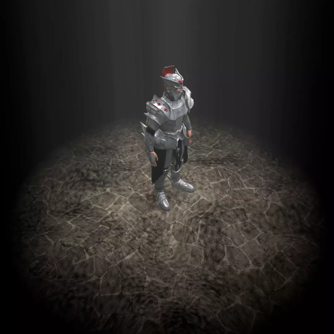 Warrior Armor 3D model_0