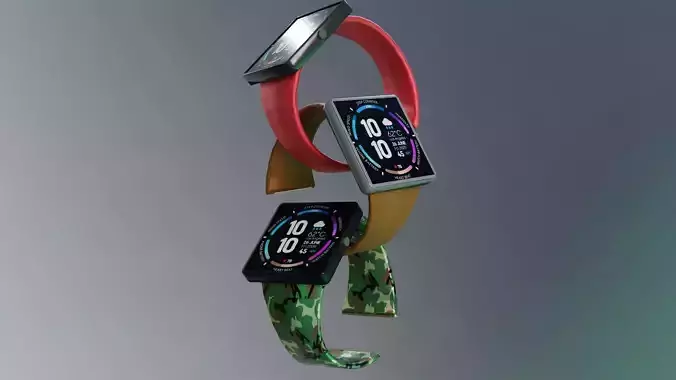 smart watch 3D model 3D model