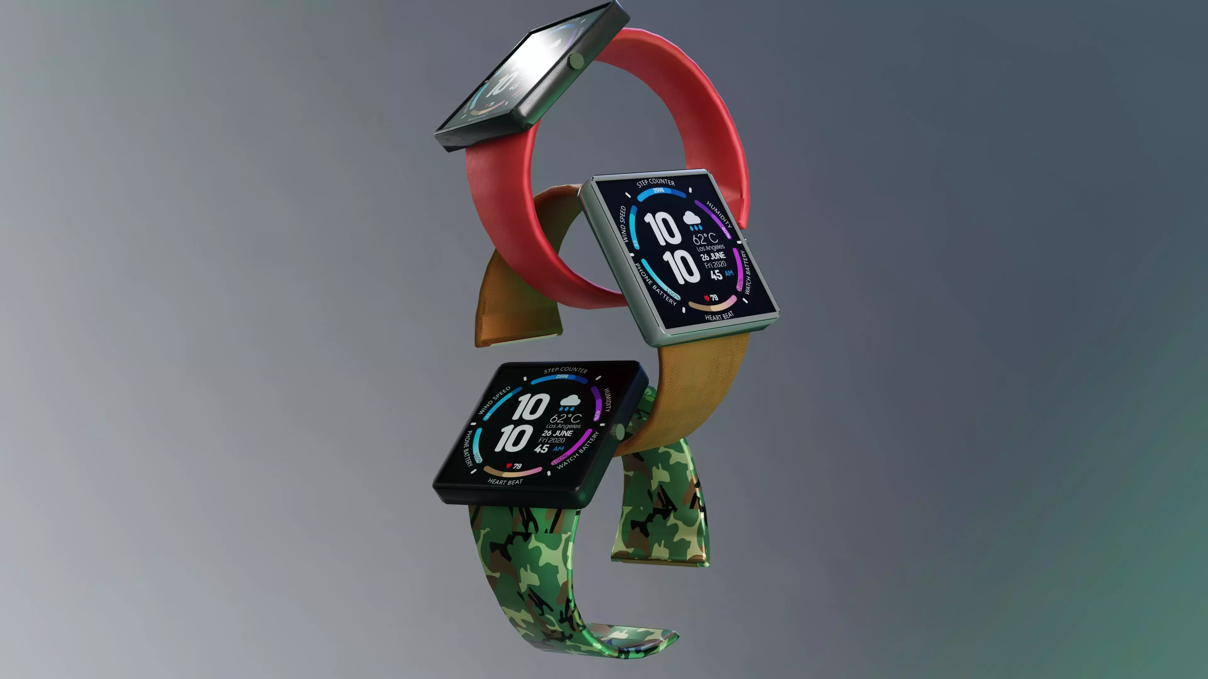 smart watch 3D model 3D model_0