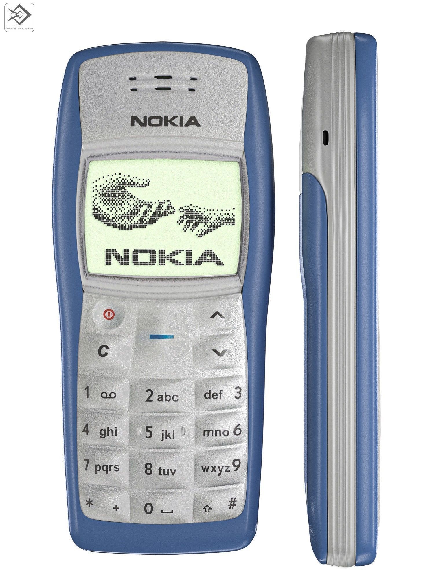 Nokia 1100 3D model_2