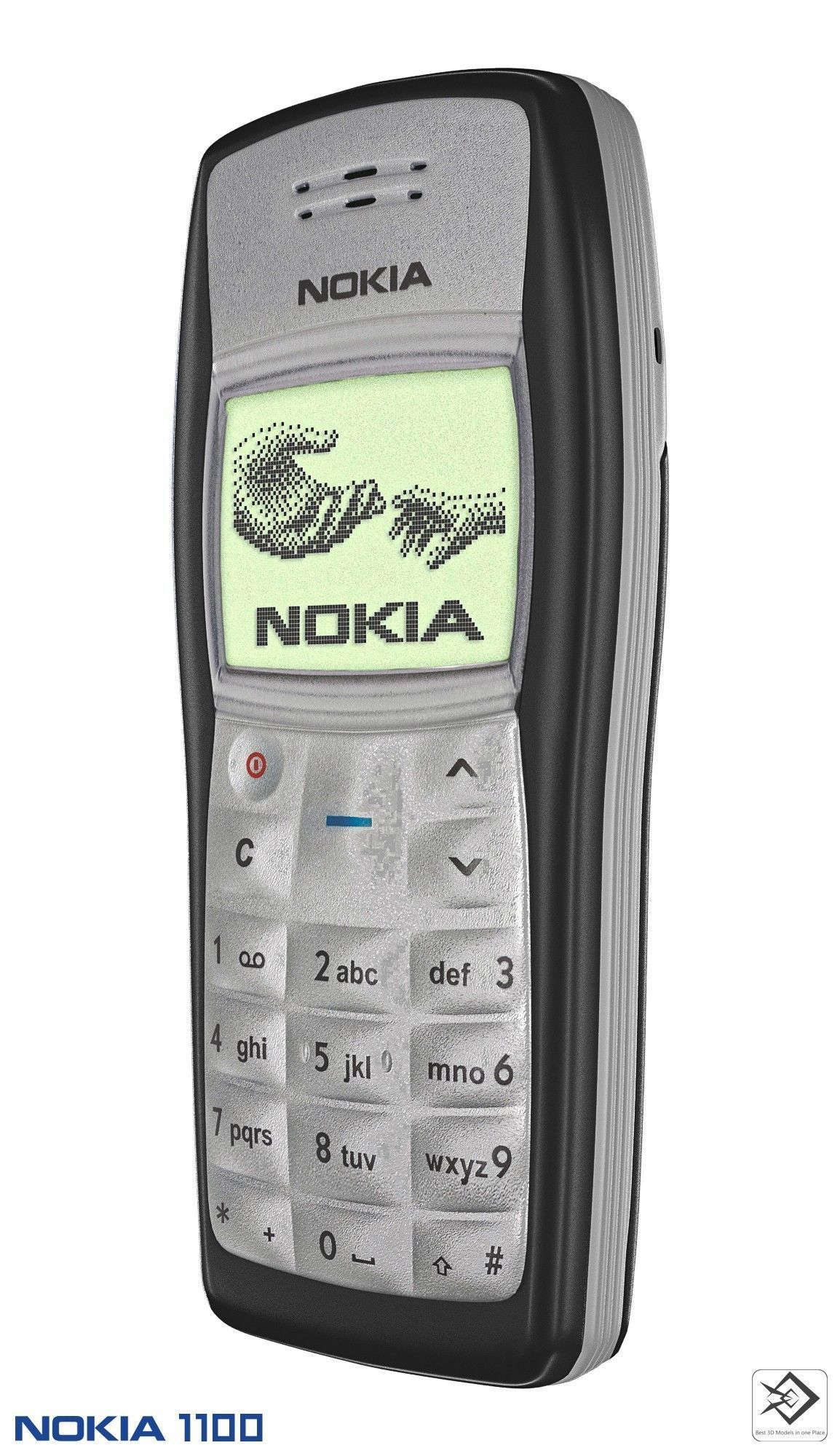 Nokia 1100 3D model_1