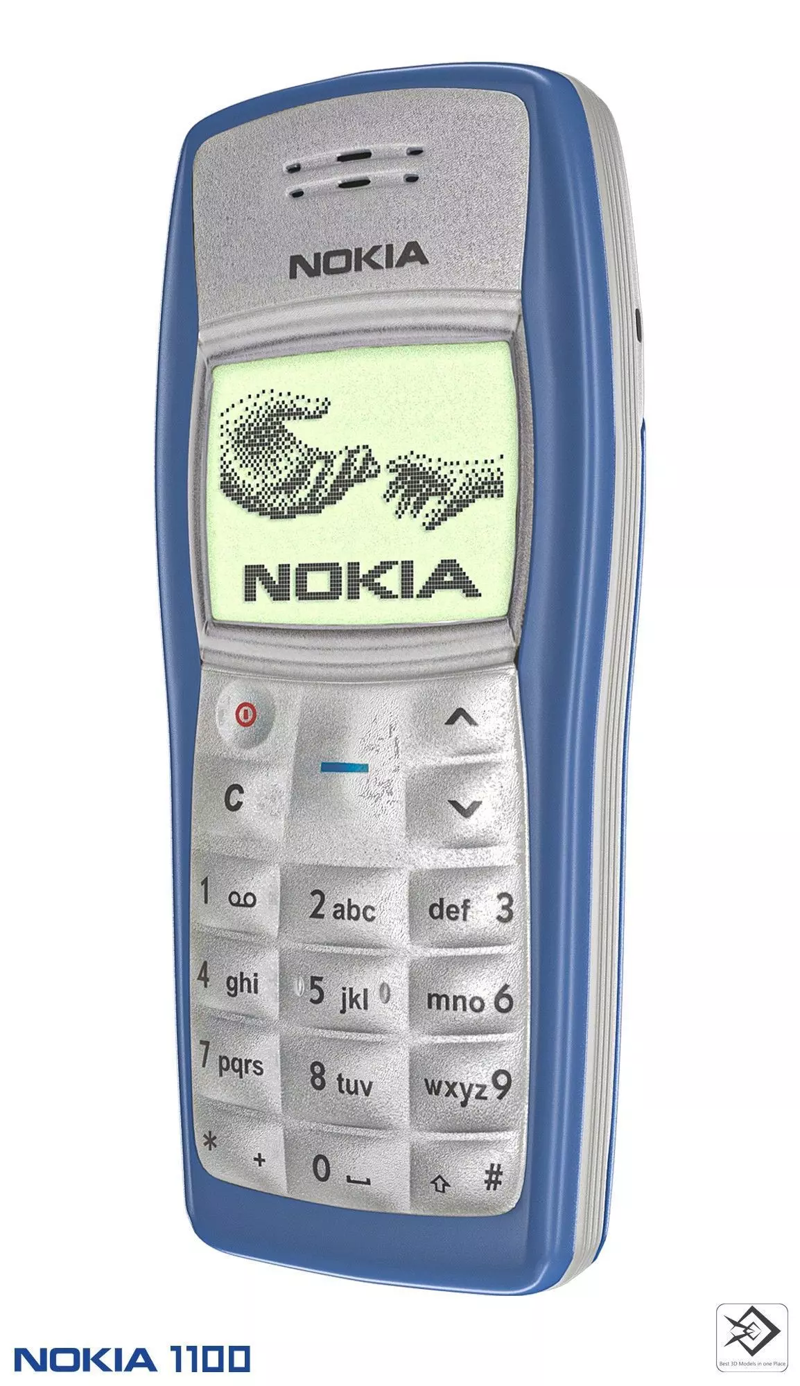 Nokia 1100 3D model_0