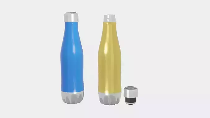 Metallic bottle