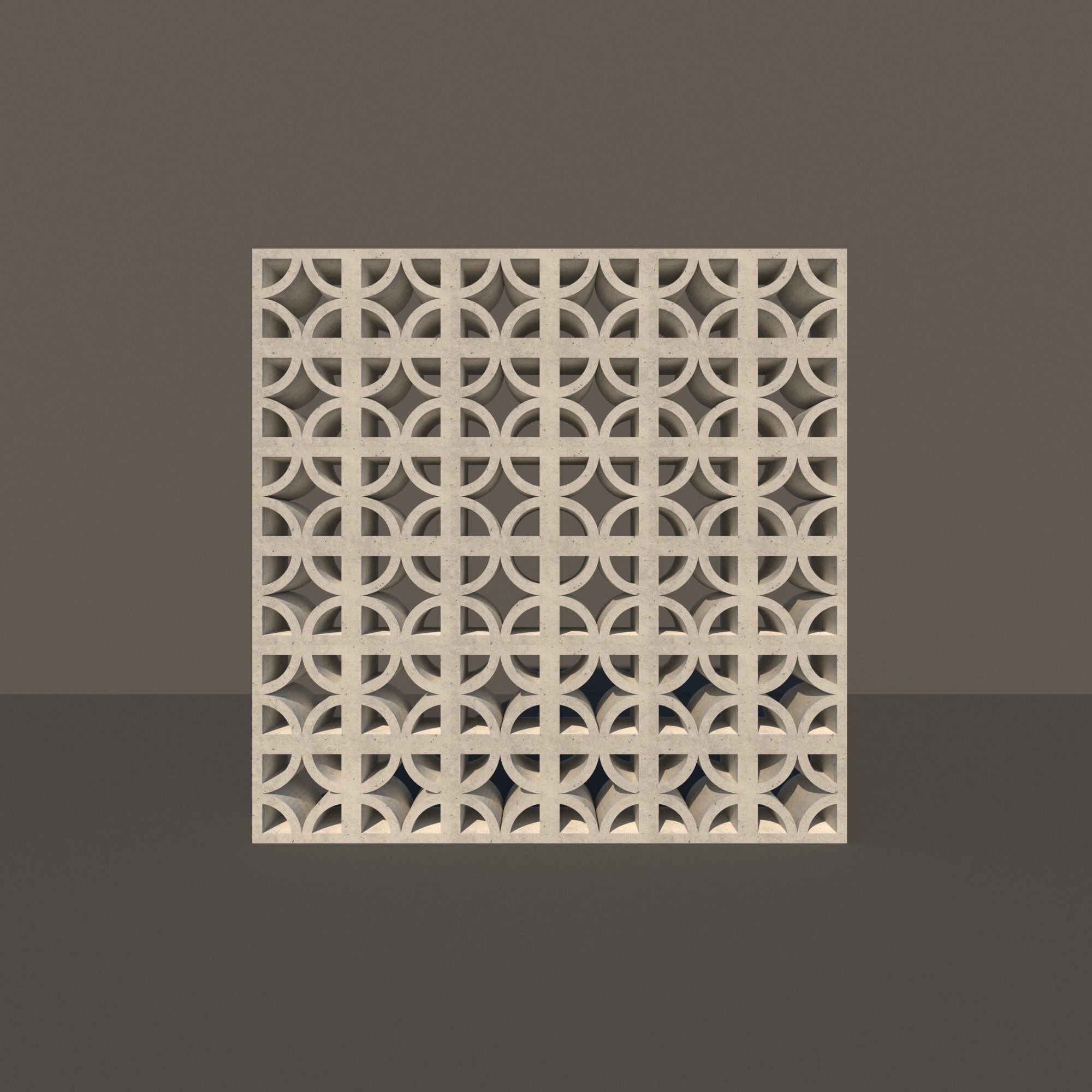 Concrete Lattice 03 3D model_2