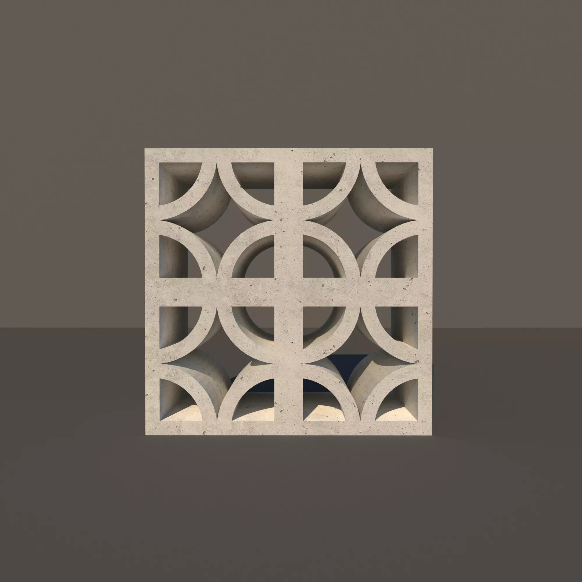 Concrete Lattice 03 3D model_0