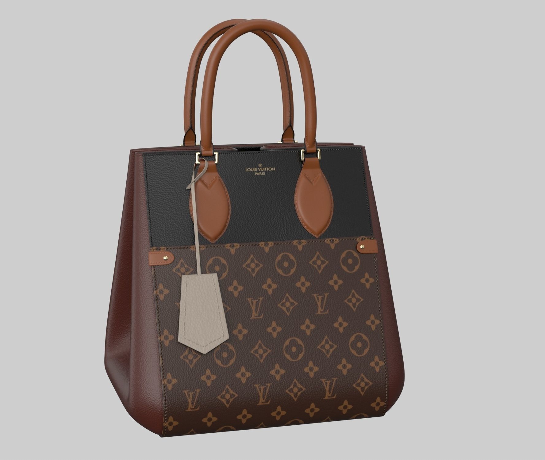 FOLD TOTE MM--Louis vuitton handbag 3D model_1