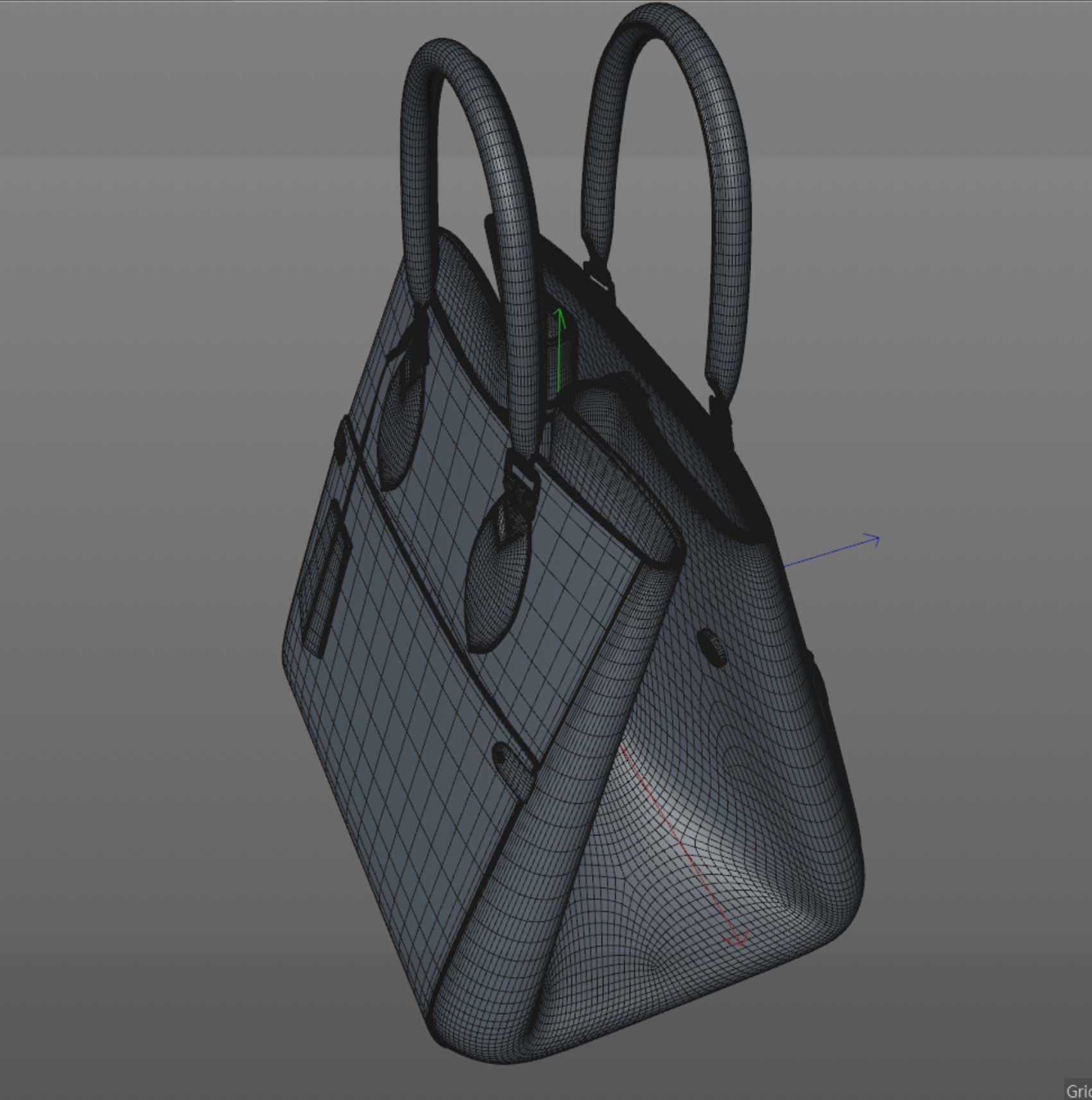 FOLD TOTE MM--Louis vuitton handbag 3D model_20