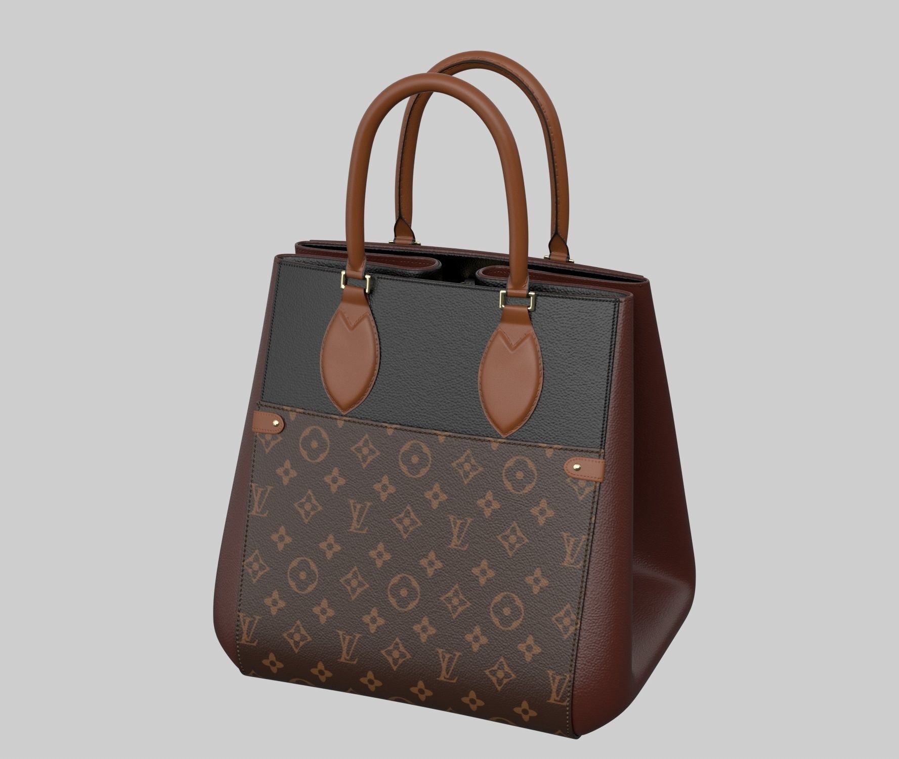 FOLD TOTE MM--Louis vuitton handbag 3D model_5