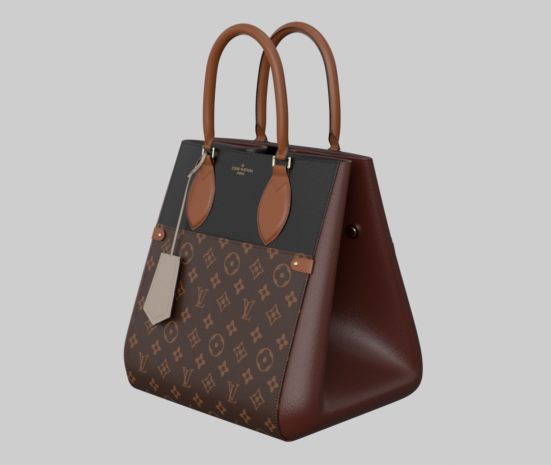 FOLD TOTE MM--Louis vuitton handbag 3D model_2