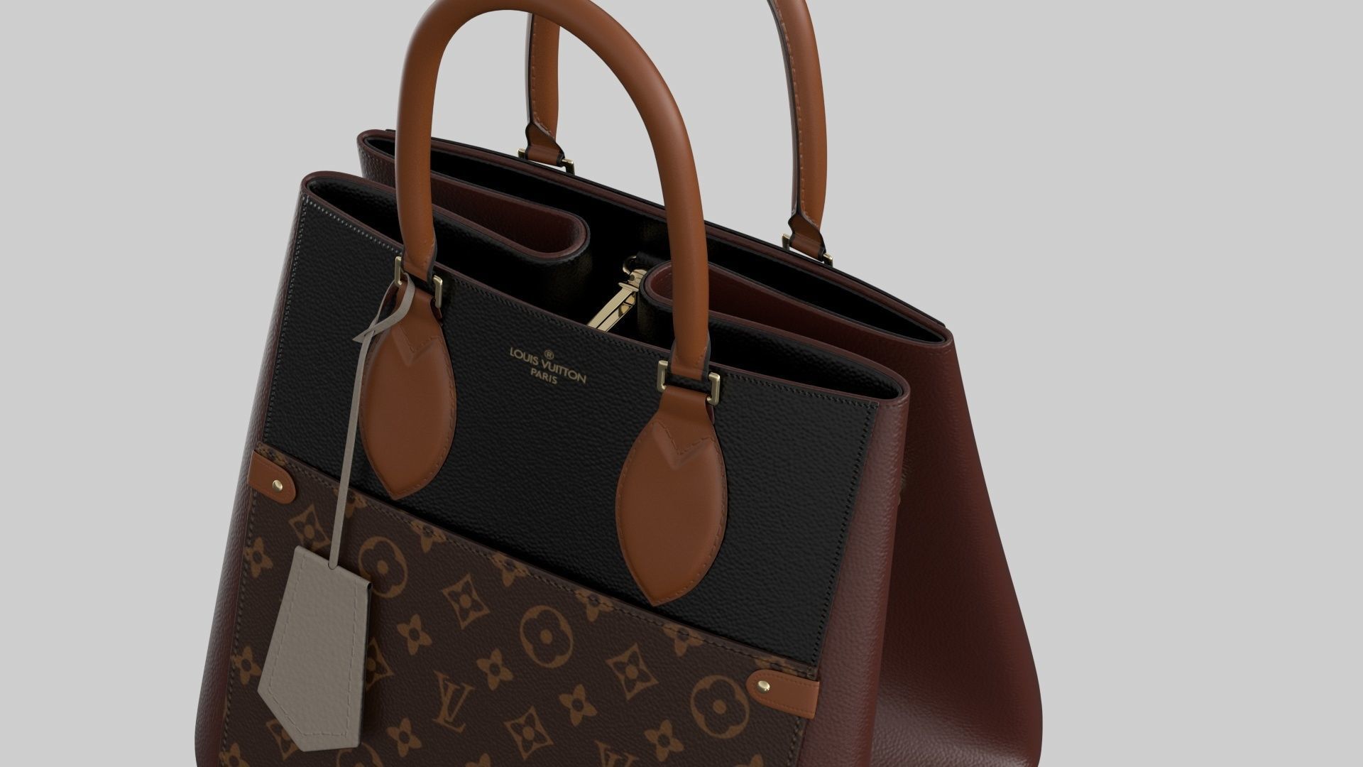 FOLD TOTE MM--Louis vuitton handbag 3D model_13