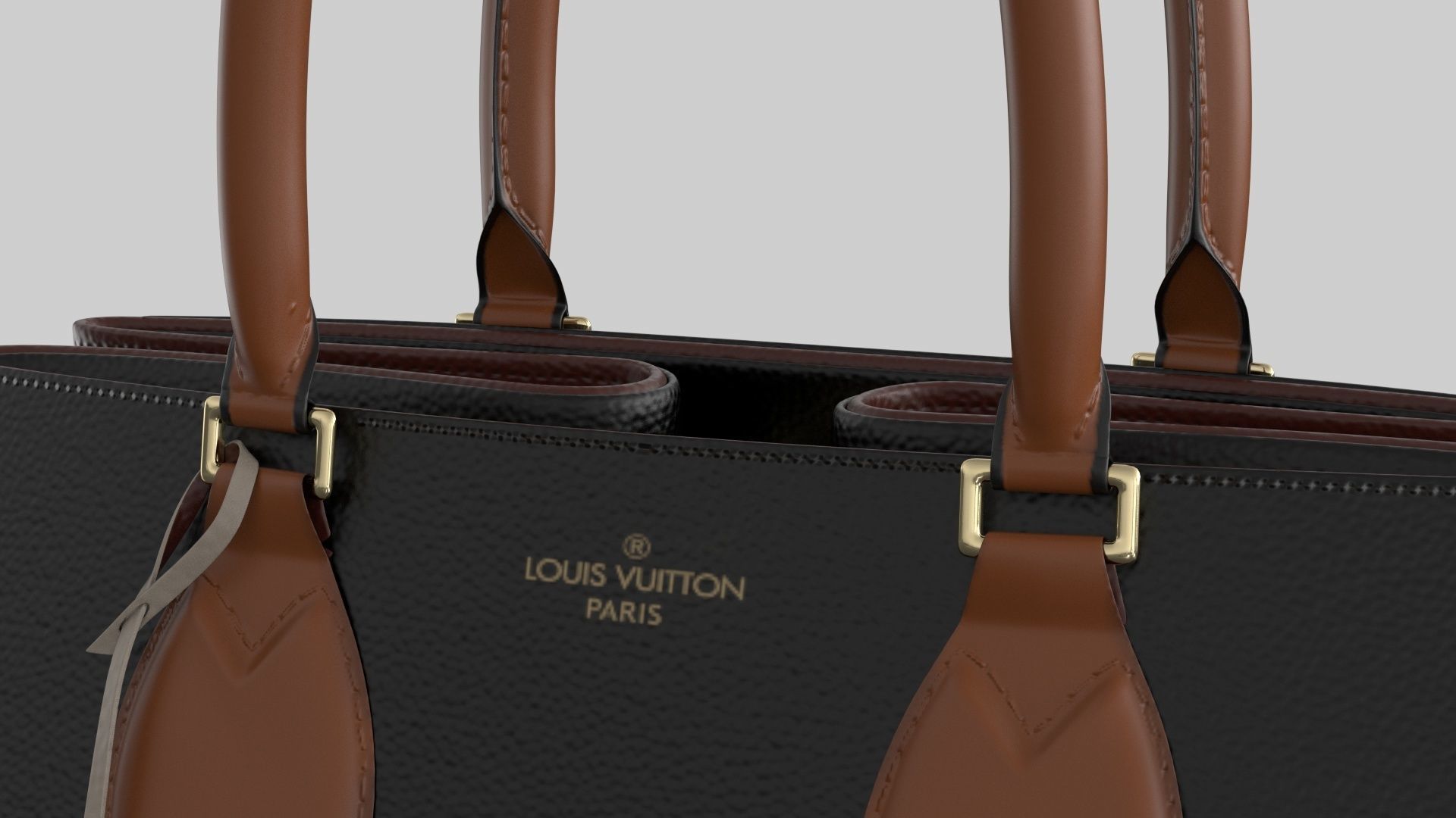 FOLD TOTE MM--Louis vuitton handbag 3D model_15
