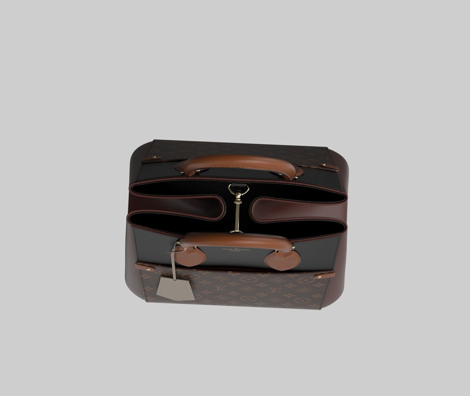 FOLD TOTE MM--Louis vuitton handbag 3D model_6