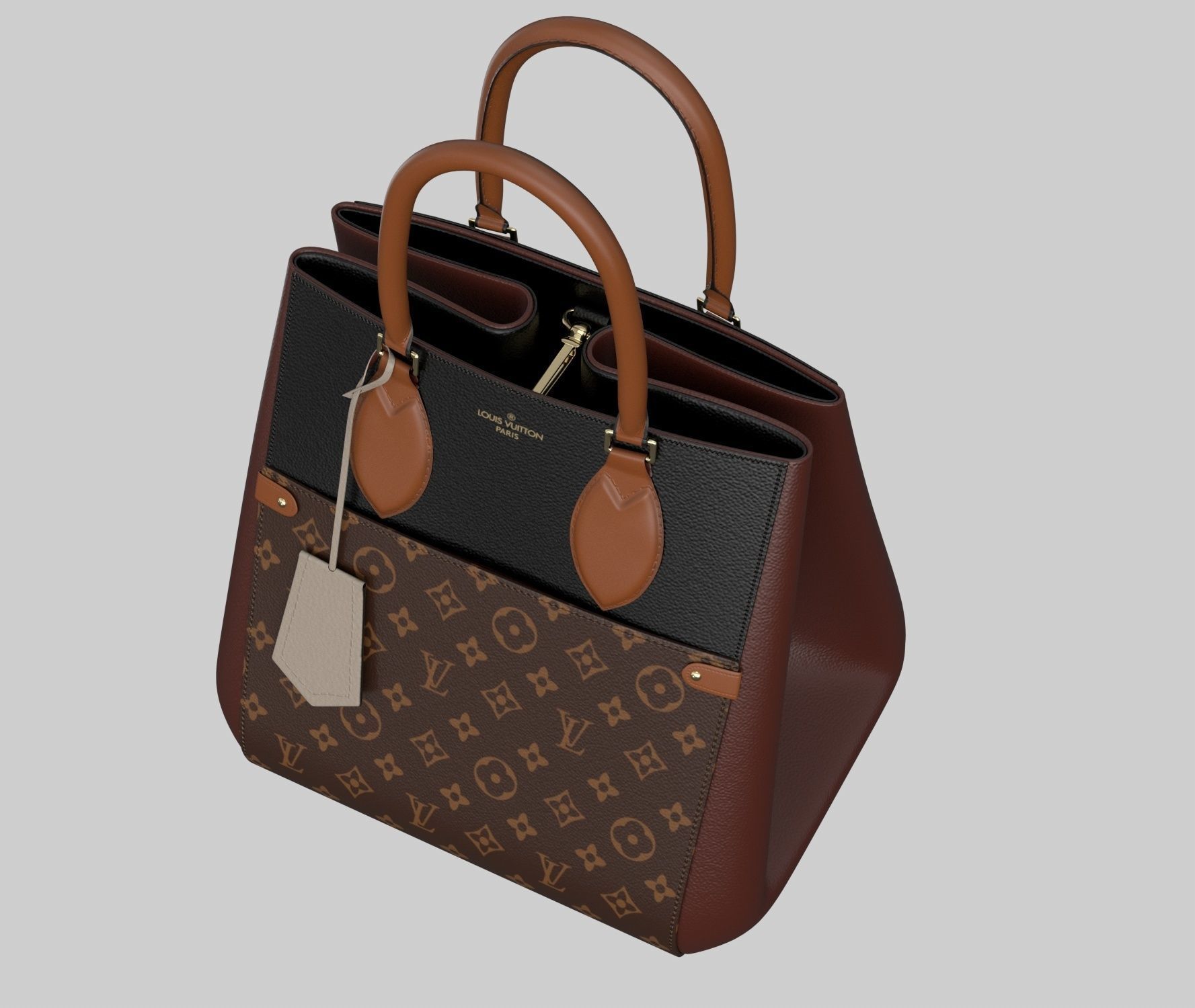 FOLD TOTE MM--Louis vuitton handbag 3D model_3