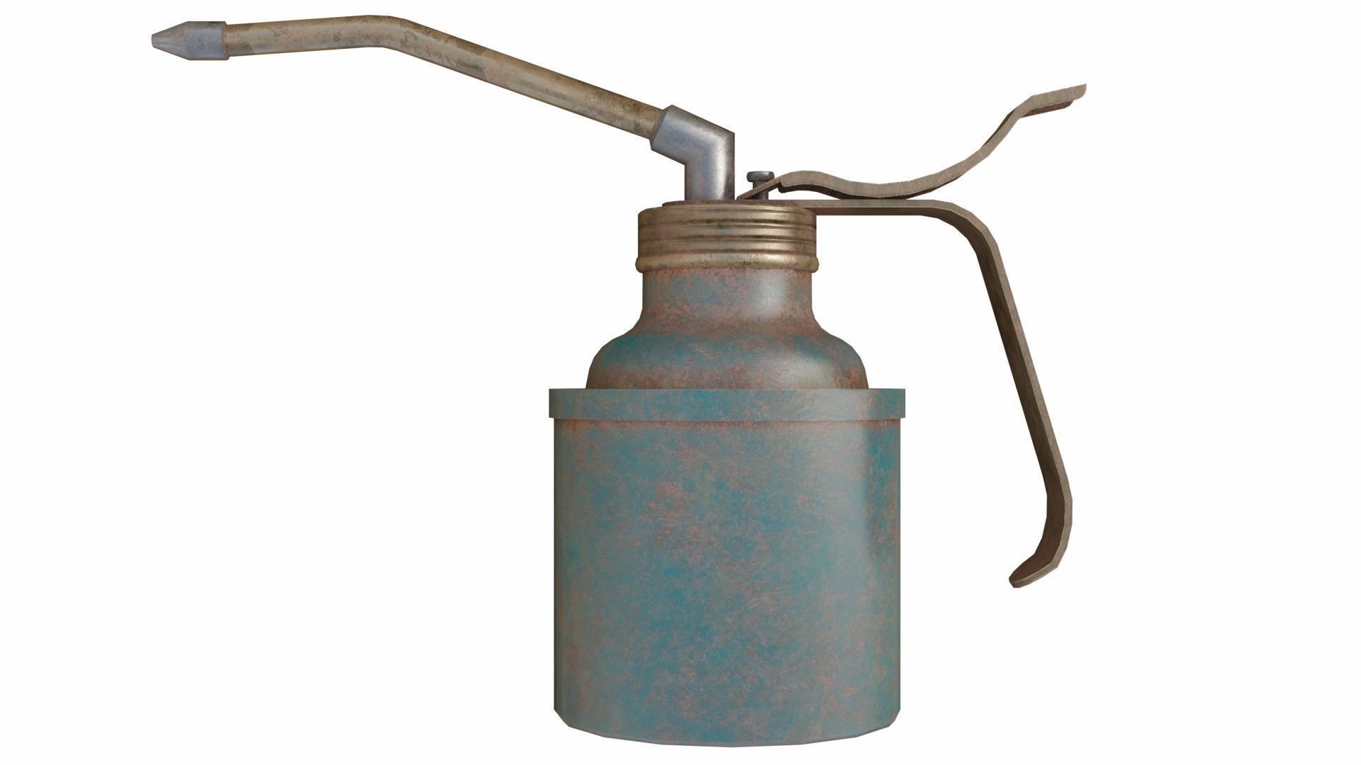 Old oiler Low-poly 3D model_1