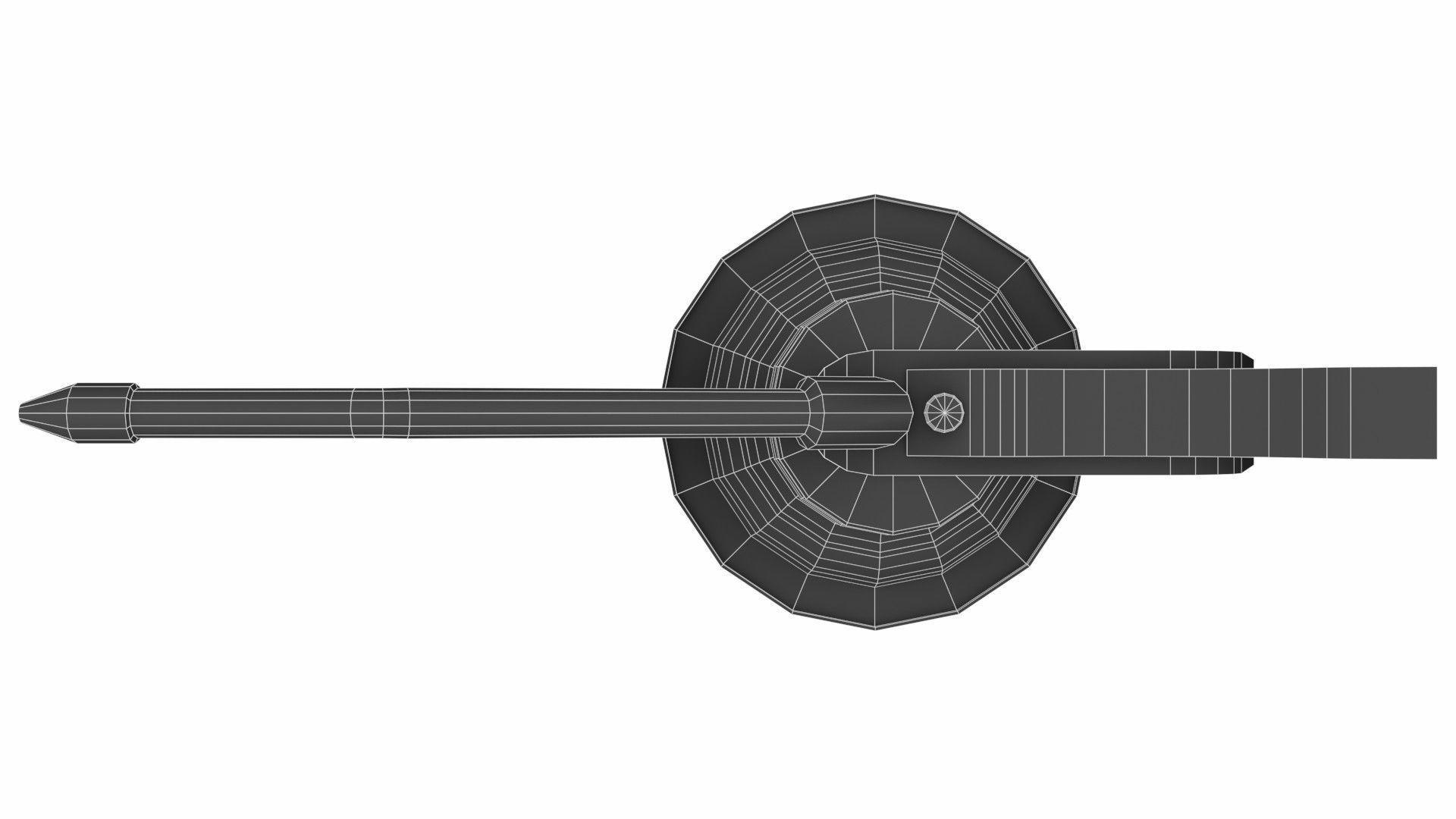 Old oiler Low-poly 3D model_11