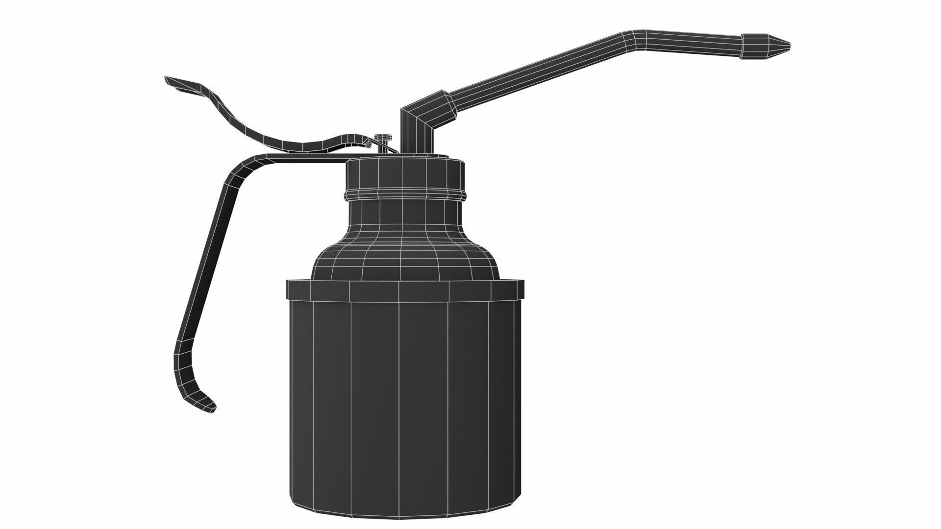 Old oiler Low-poly 3D model_8