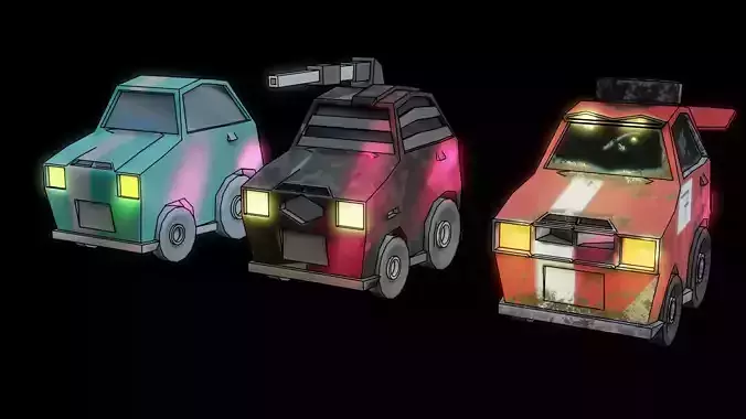 LOW POLY CAR MK21