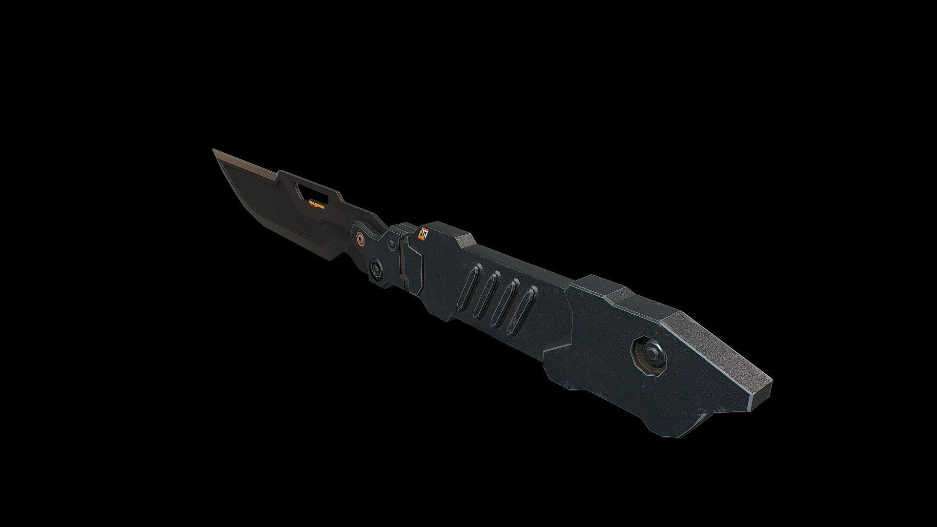 3D model Low poly sci fi military knife VR / AR / low-poly | CGTrader