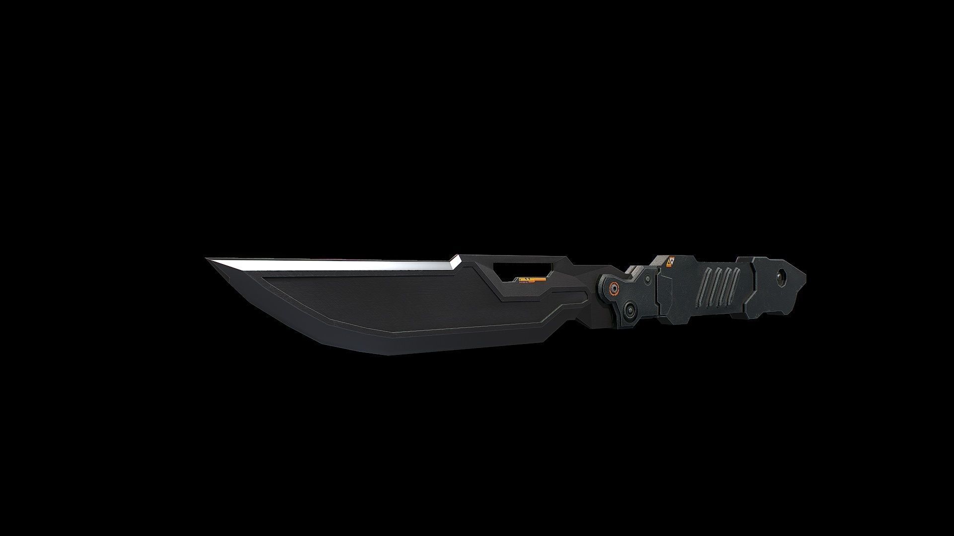 3D model Low poly sci fi military knife VR / AR / low-poly | CGTrader