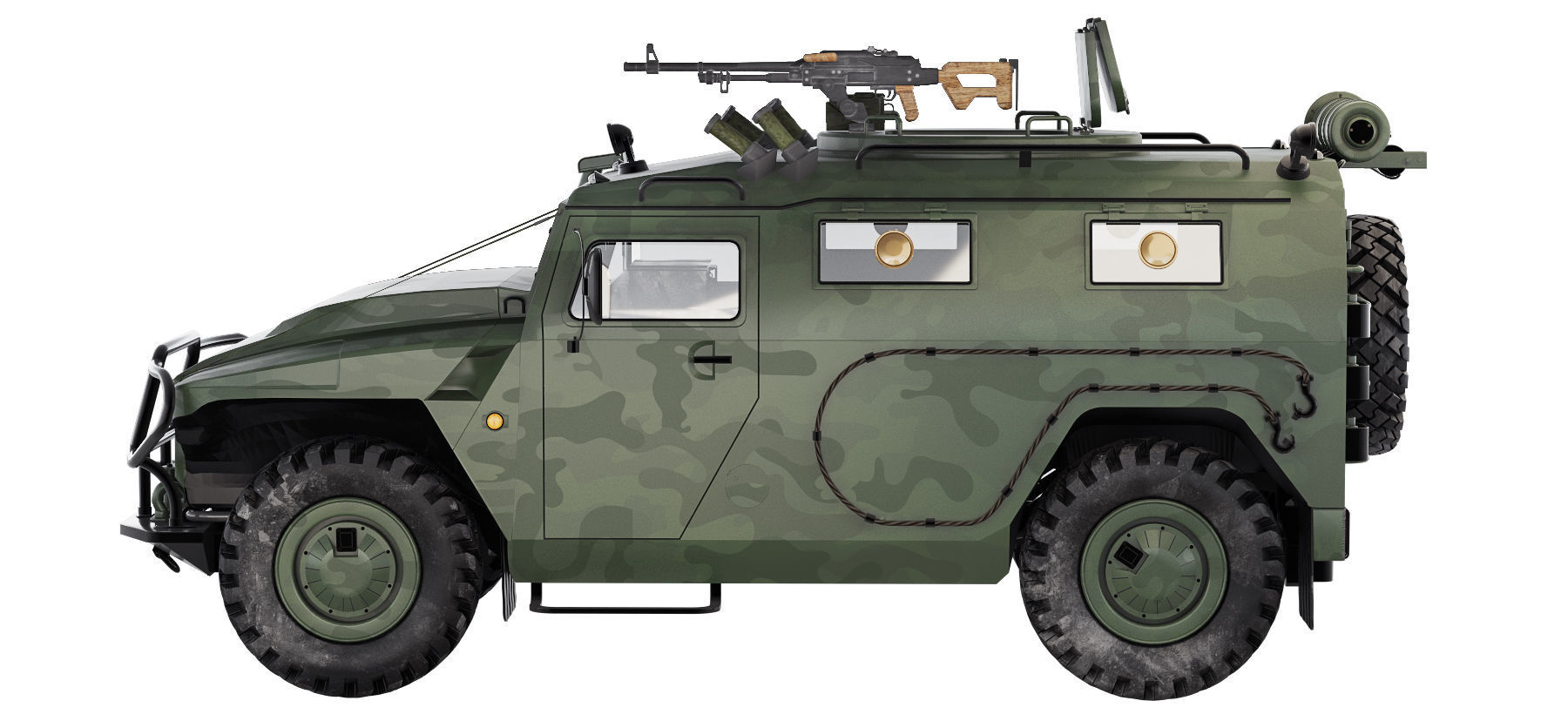 Gaz Tiger M 23115 3D model_8