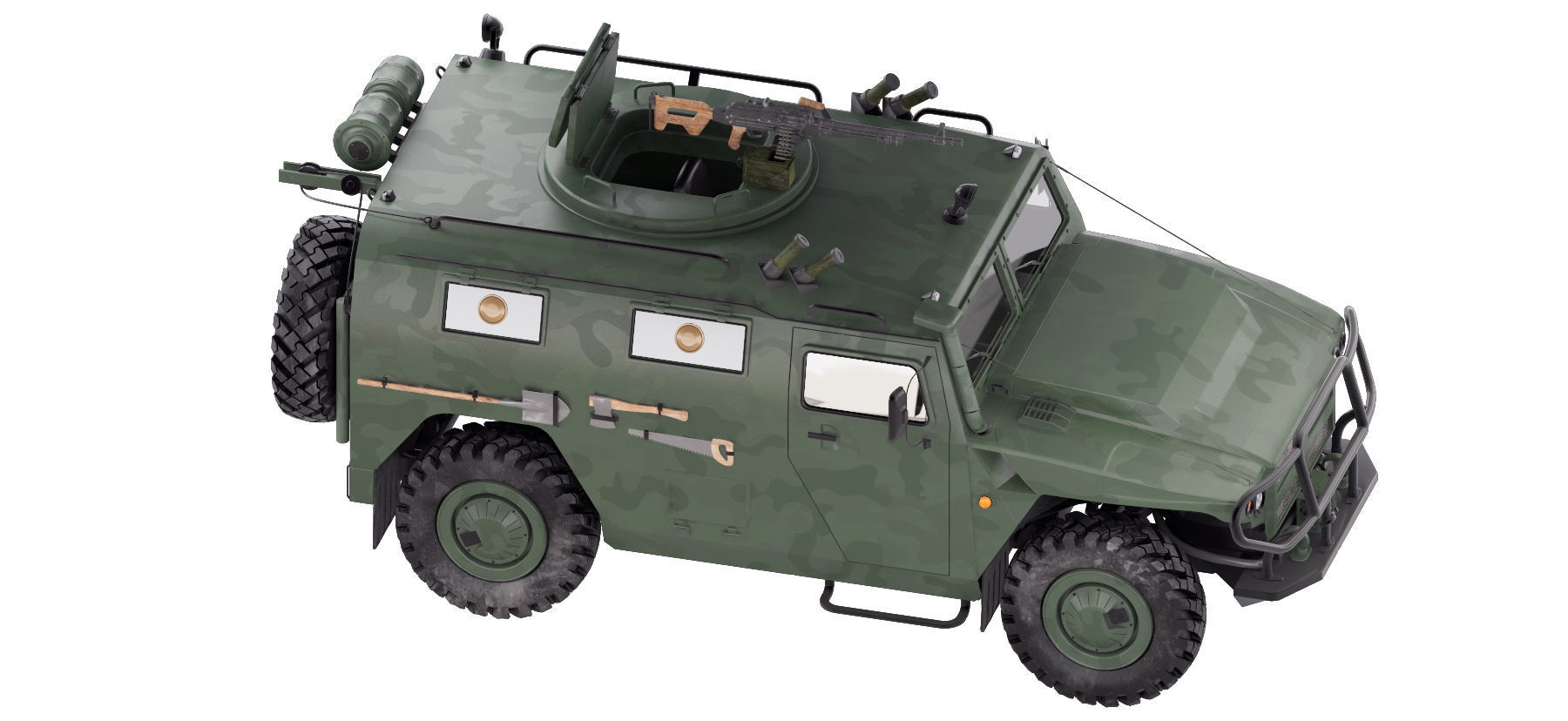 Gaz Tiger M 23115 3D model_16