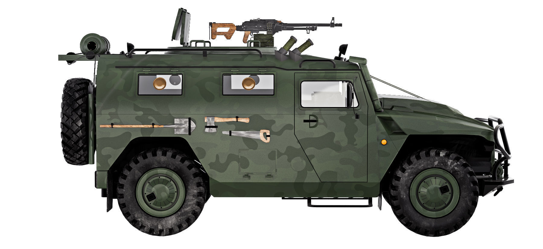 Gaz Tiger M 23115 3D model_13
