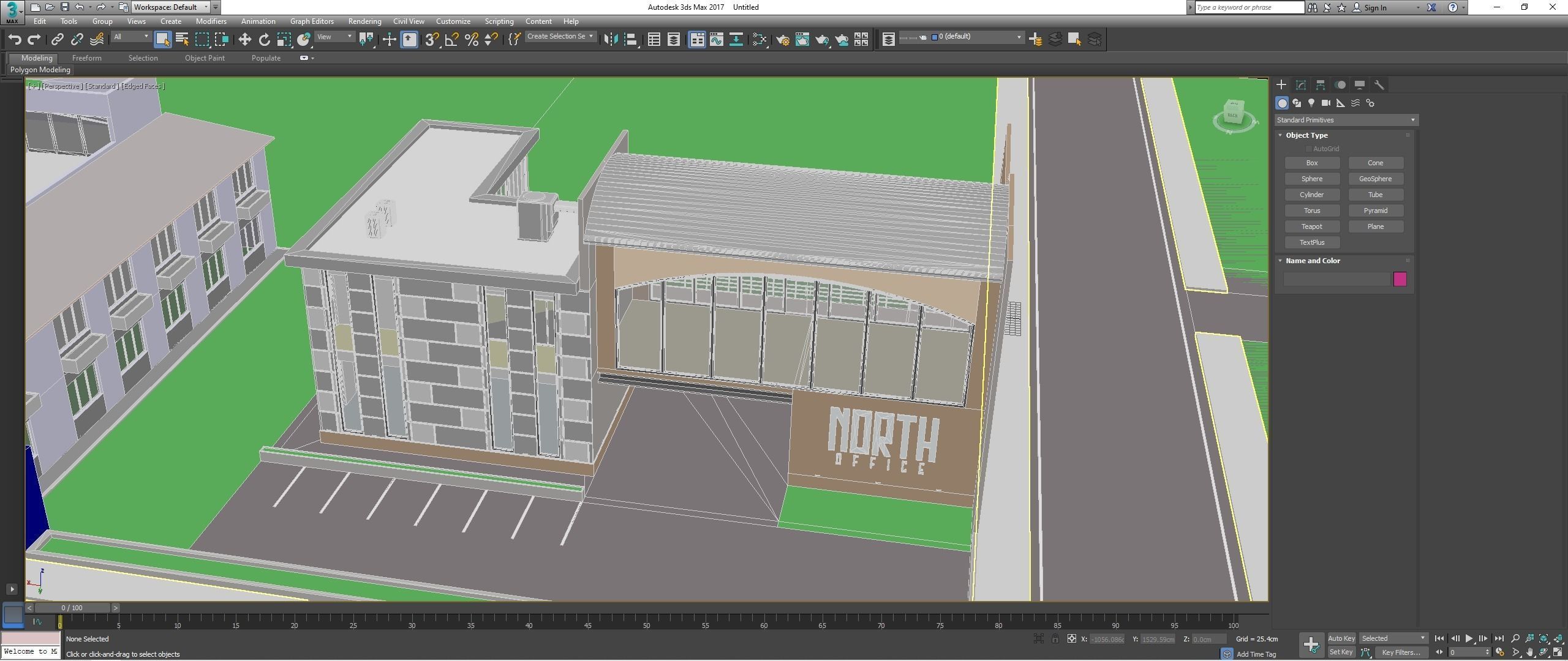 Office Building Model 3D model_16