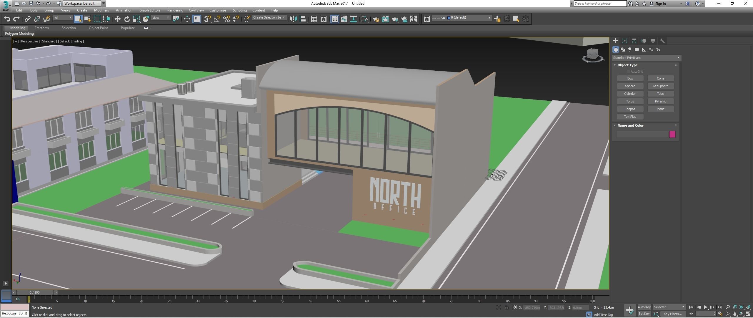 Office Building Model 3D model_13