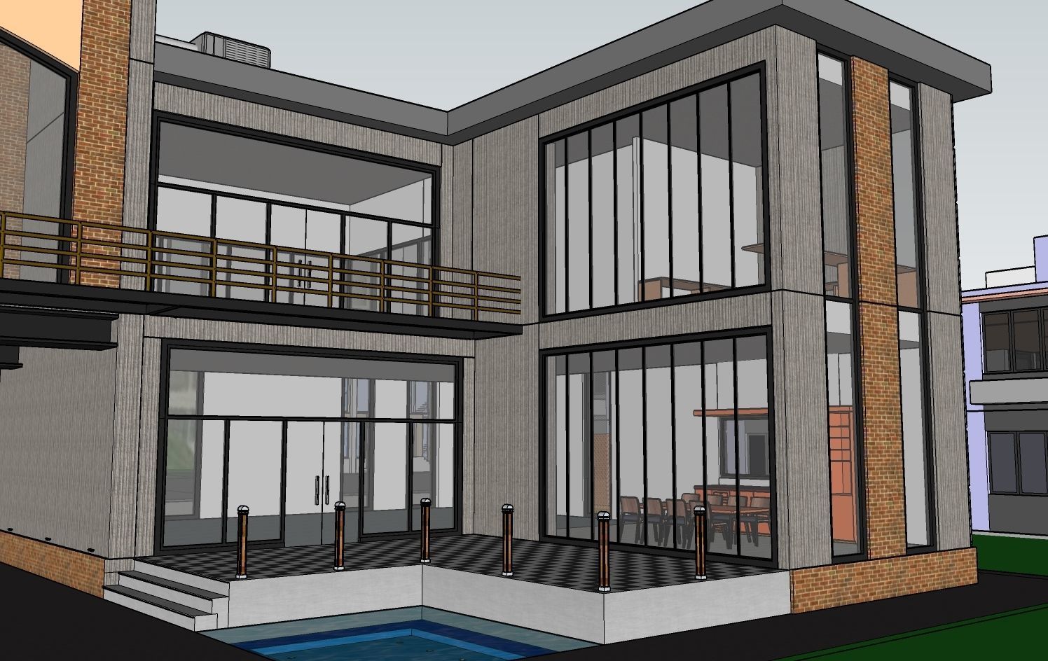 Office Building Model 3D model_22