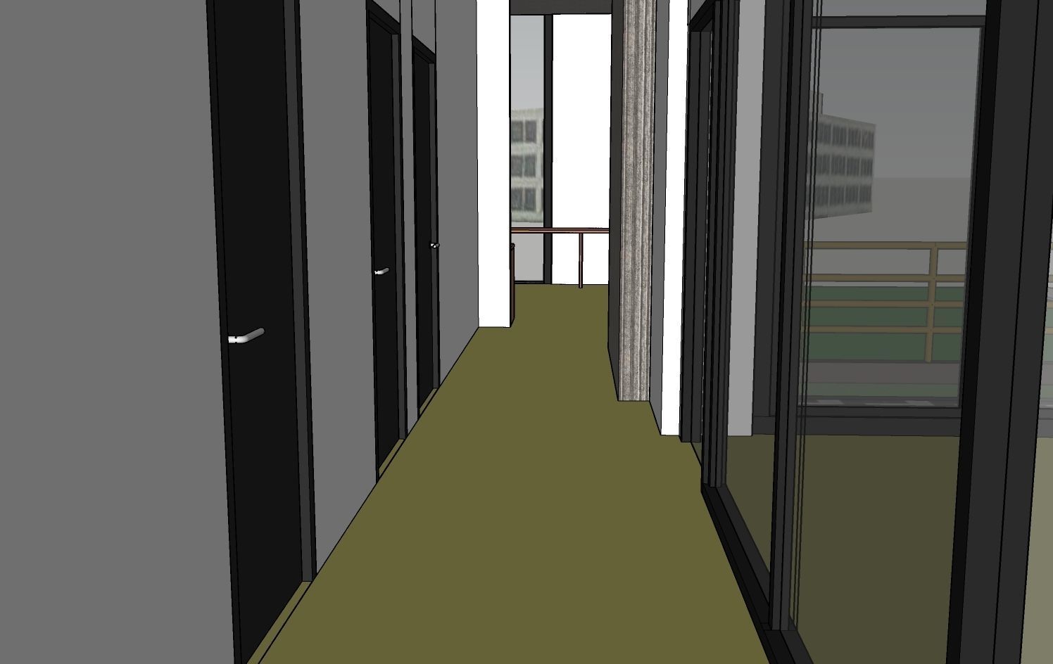 Office Building Model 3D model_25