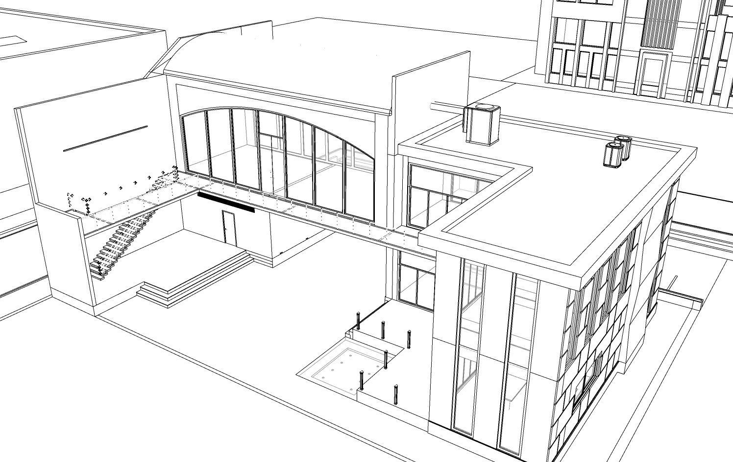 Office Building Model 3D model_20