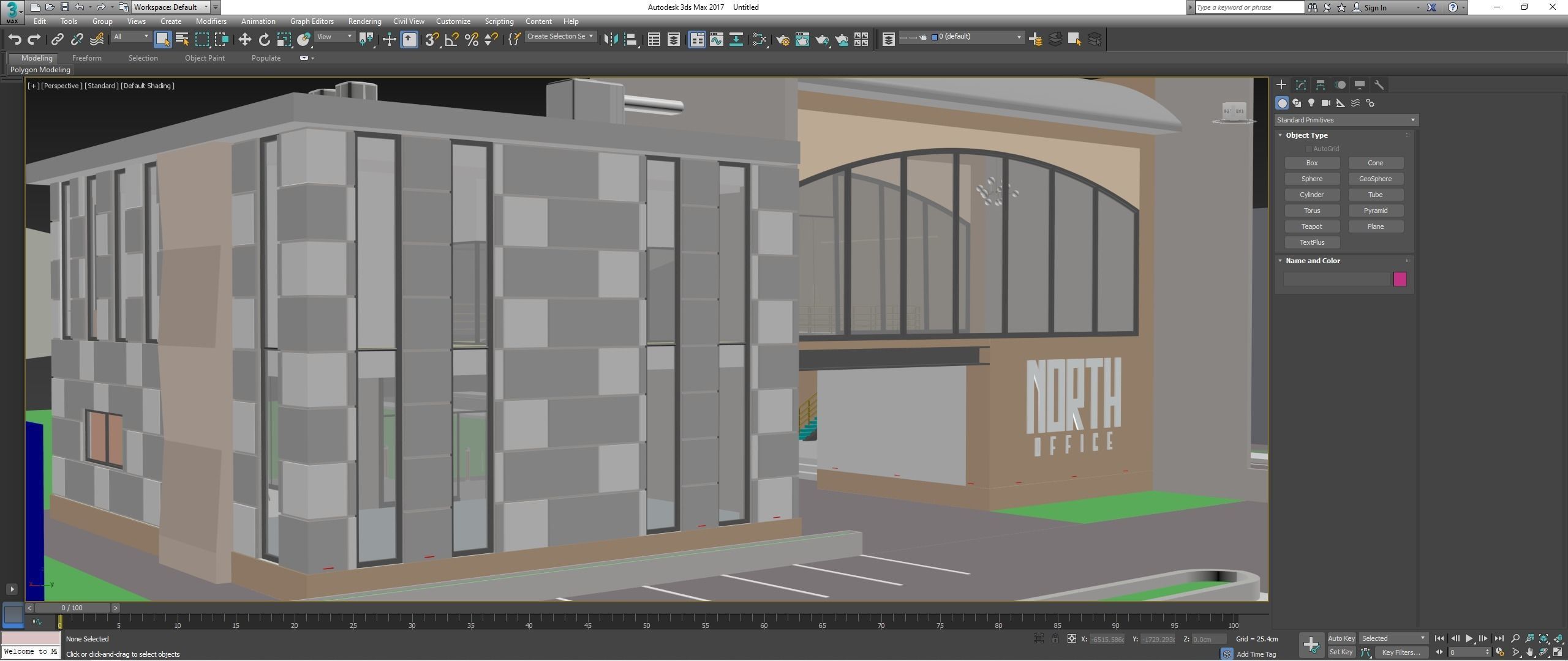 Office Building Model 3D model_14