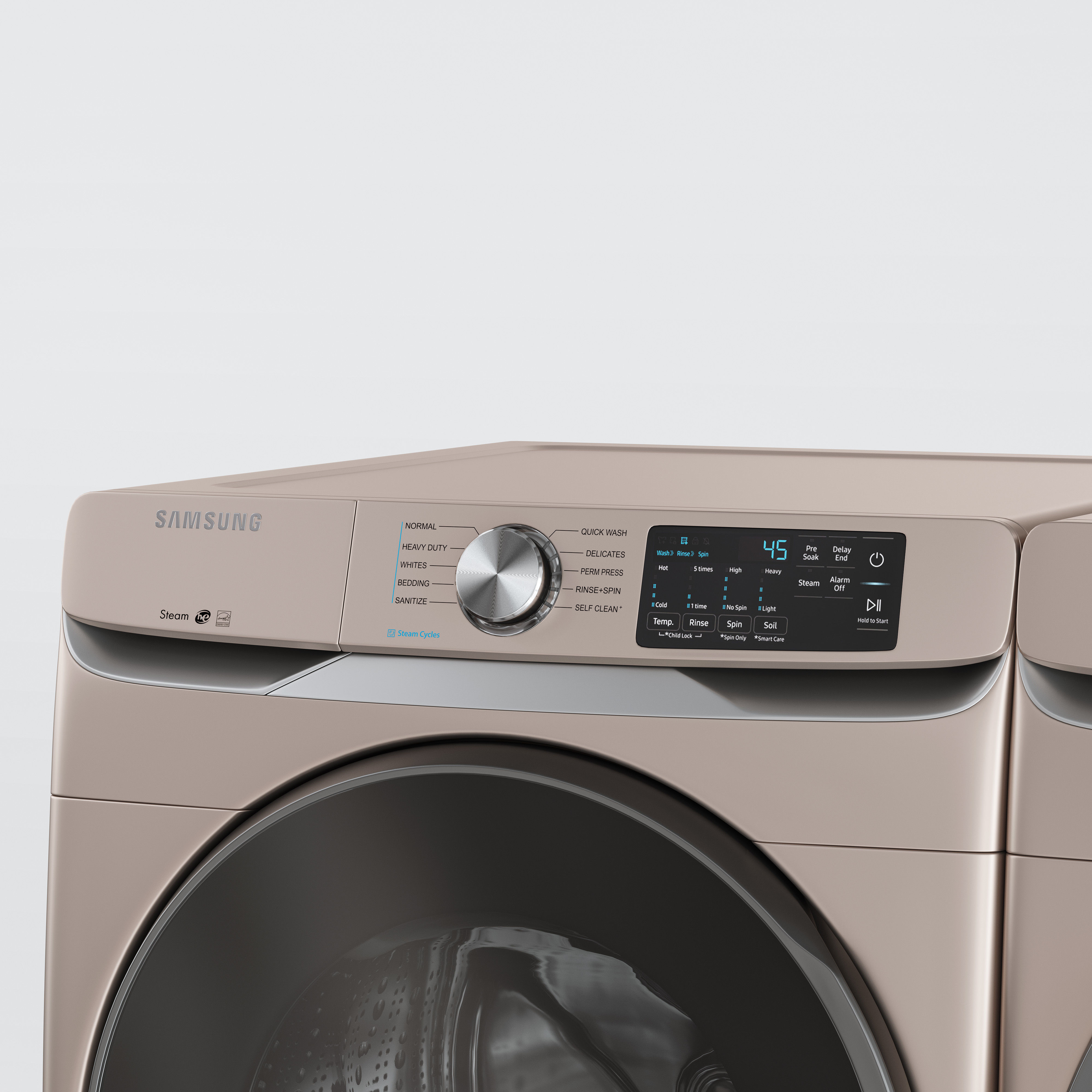 Samsung Washer Dryer WF45R6100AC 3D model_2