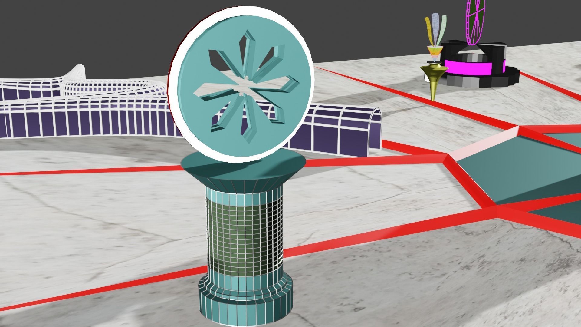 Kota Scifi 3D model_17