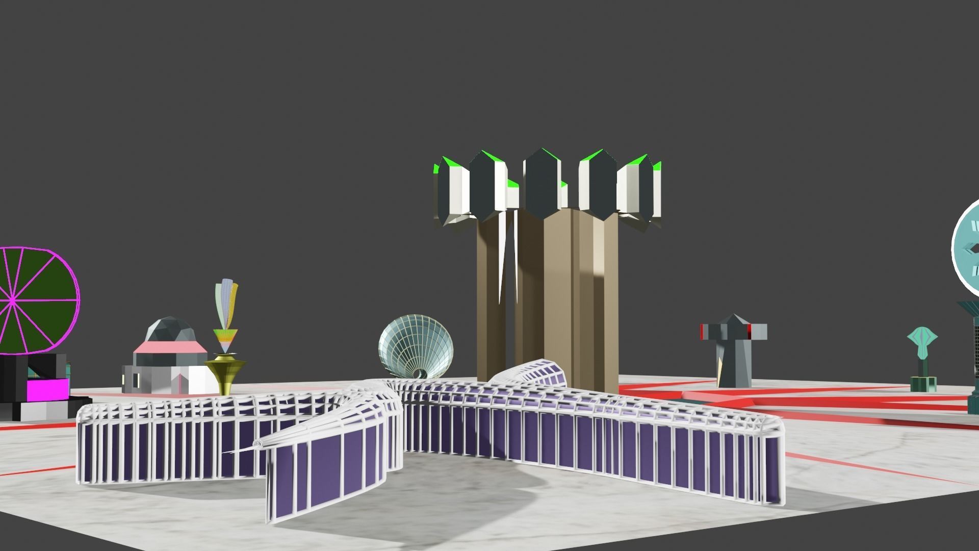 Kota Scifi 3D model_8