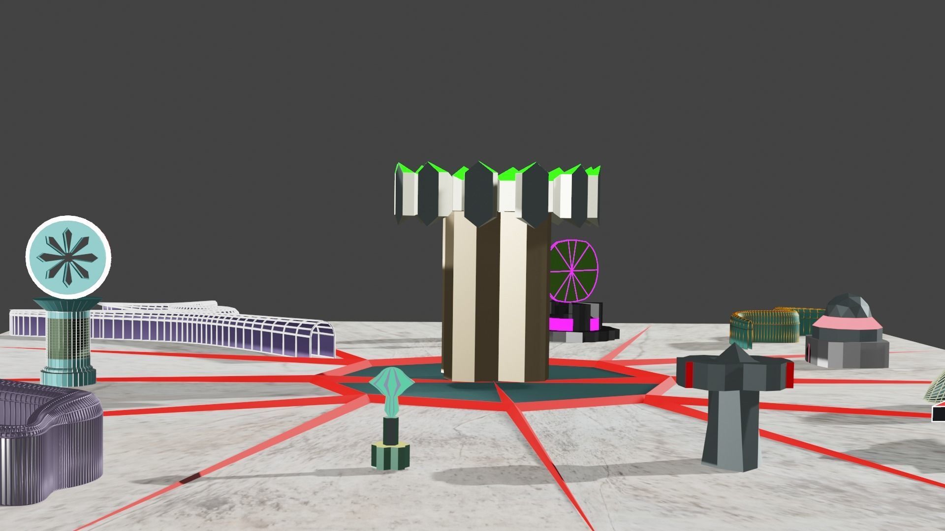 Kota Scifi 3D model_4