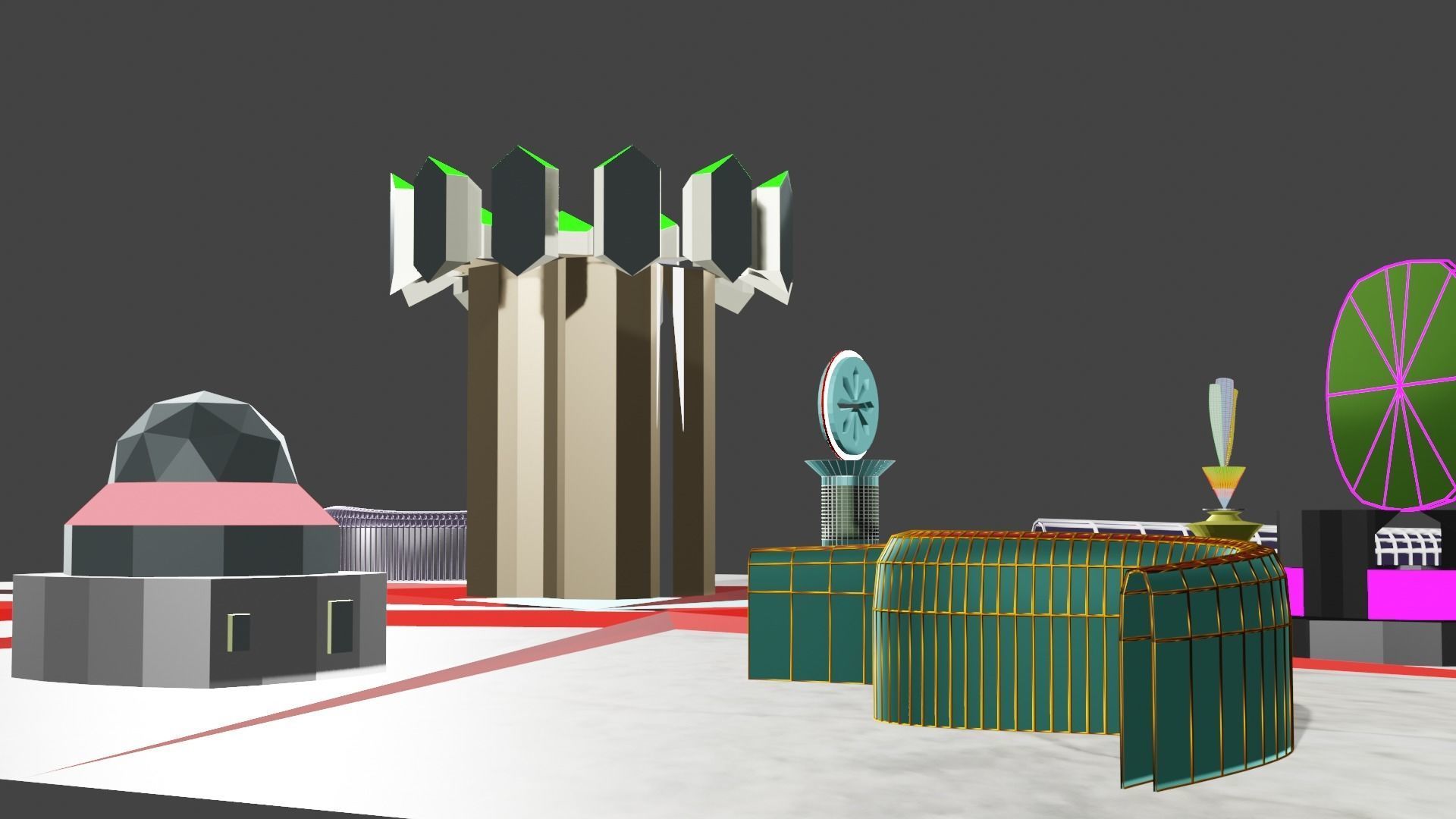 Kota Scifi 3D model_10