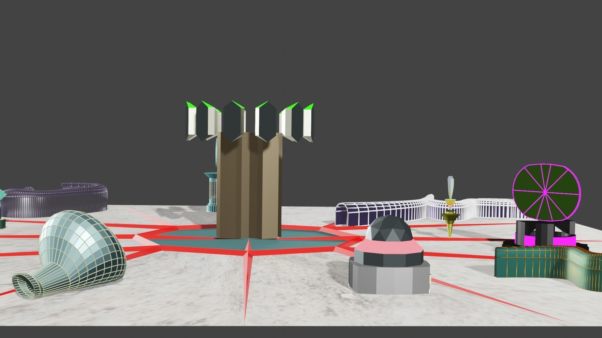 Kota Scifi 3D model_2