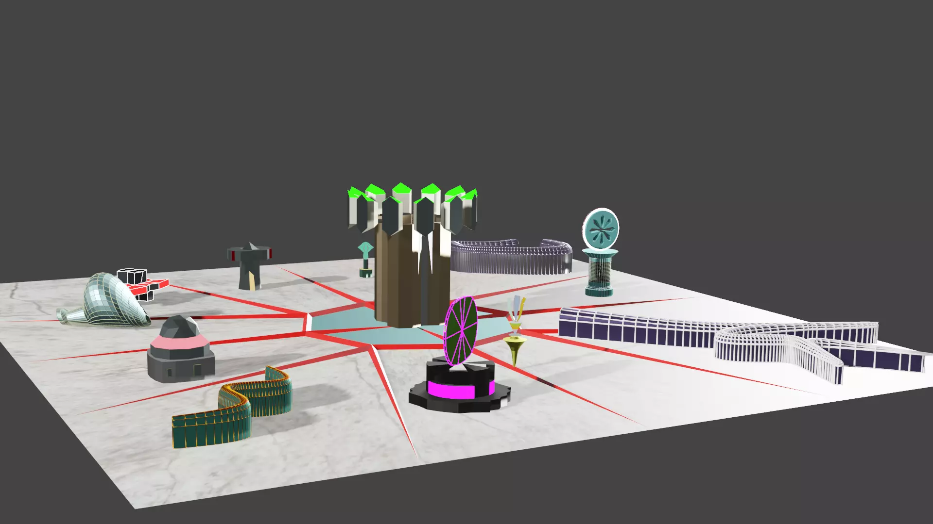 Kota Scifi 3D model_0