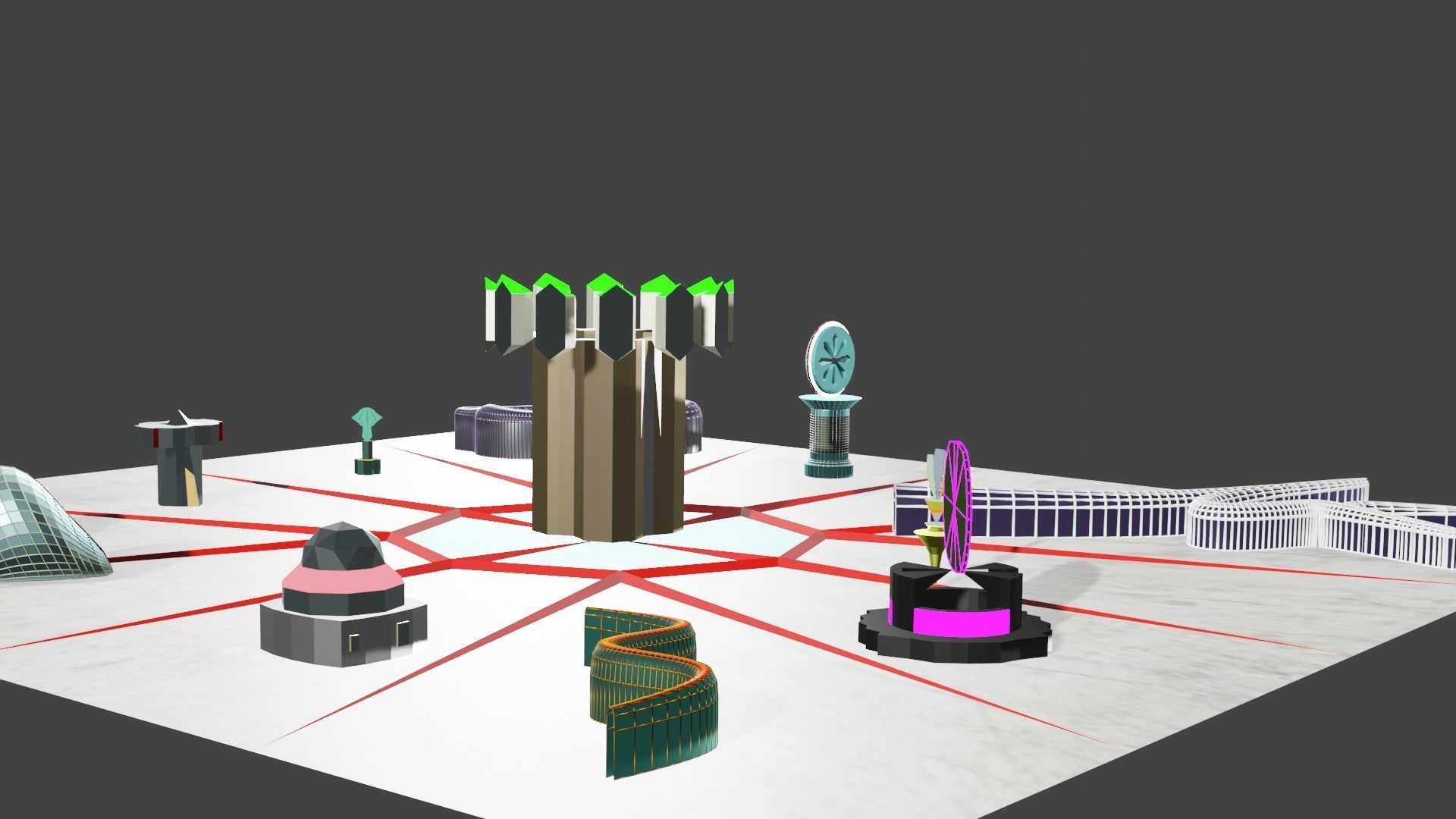 Kota Scifi 3D model_1