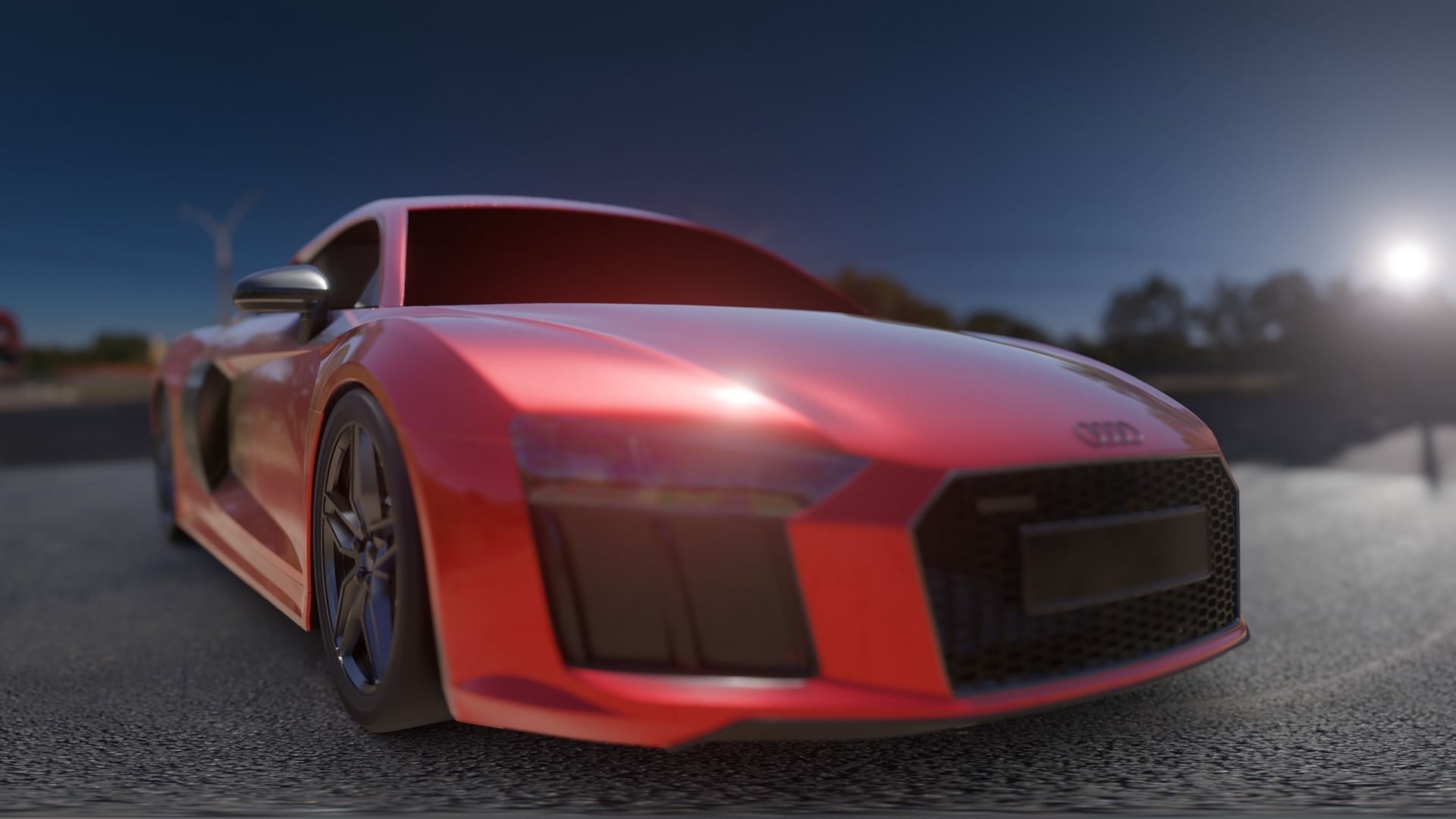 Audi R8 V10 Plus 3D model_1